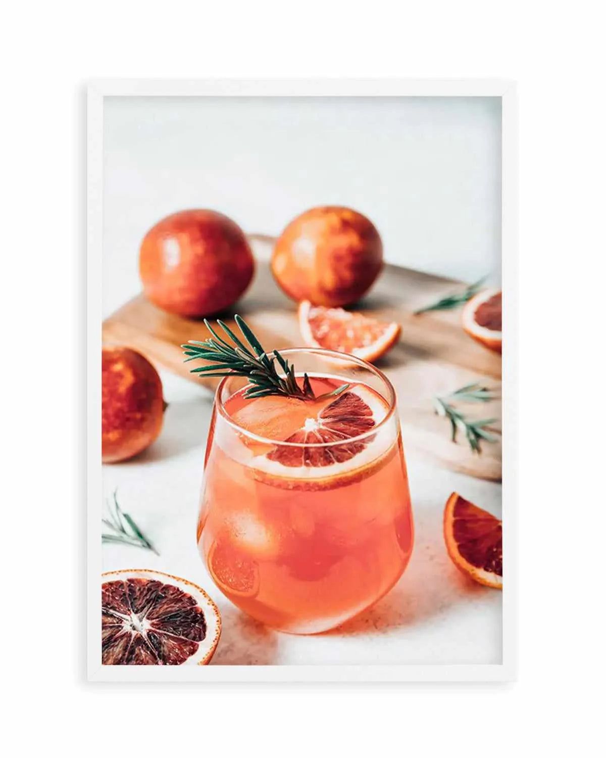 Blood Orange Spritz Art Print from Olive et Oriel where you can shop wallpaper and artworks online