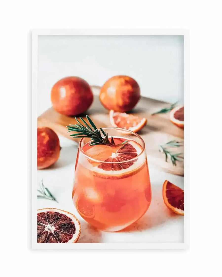 Blood Orange Spritz Art Print from Olive et Oriel where you can shop wallpaper and artworks online
