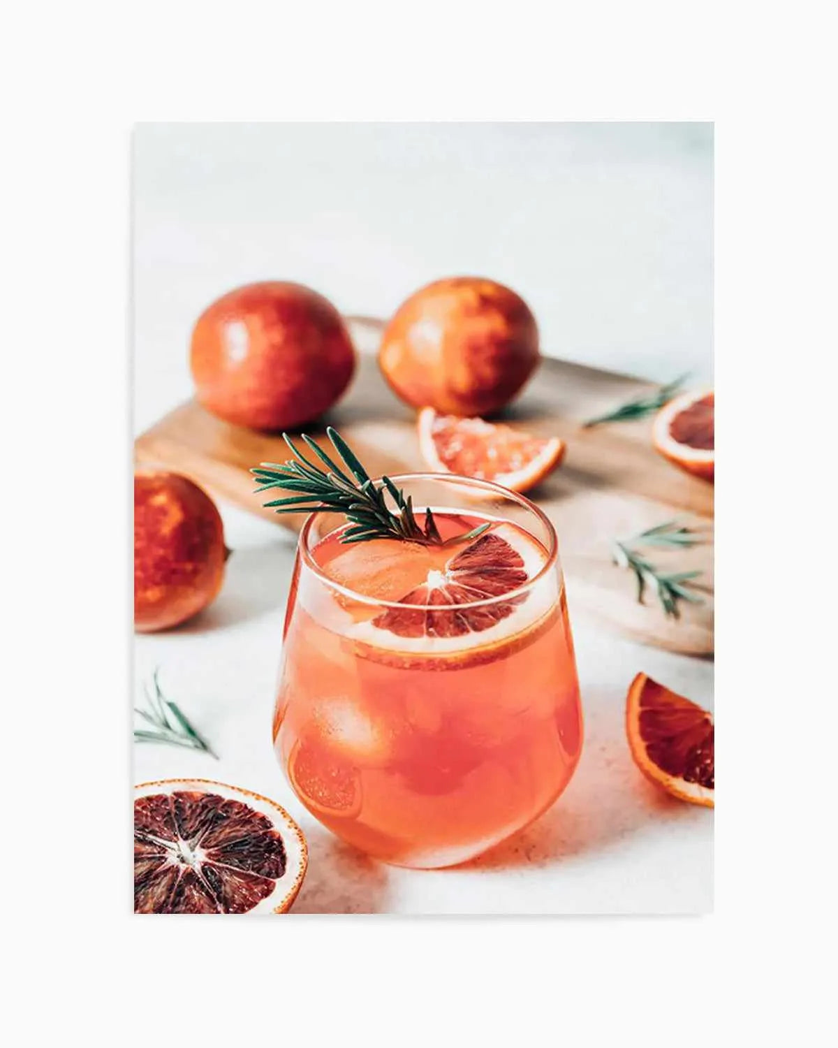 Blood Orange Spritz Art Print from Olive et Oriel where you can shop wallpaper and artworks online