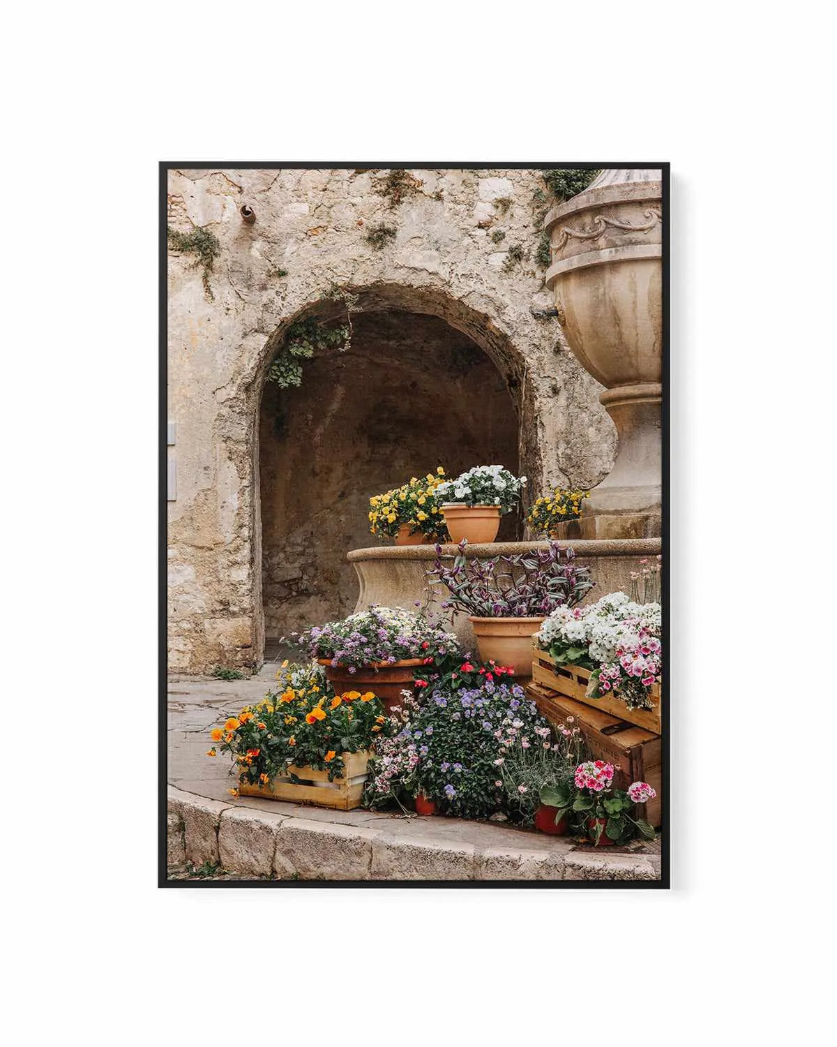 Bloom Provence by Jovani Demetrie | Framed Canvas Art Print from Olive et Oriel where you can shop wallpaper and artworks online