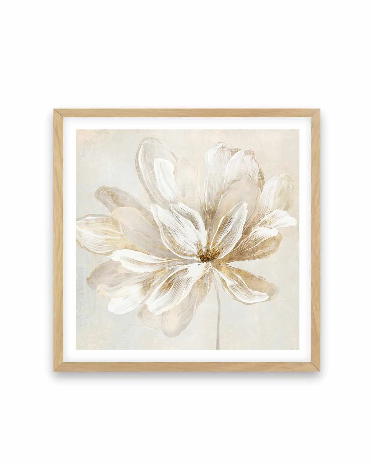Bloomed in Beige I Art Print from Olive et Oriel where you can shop wallpaper and artworks online