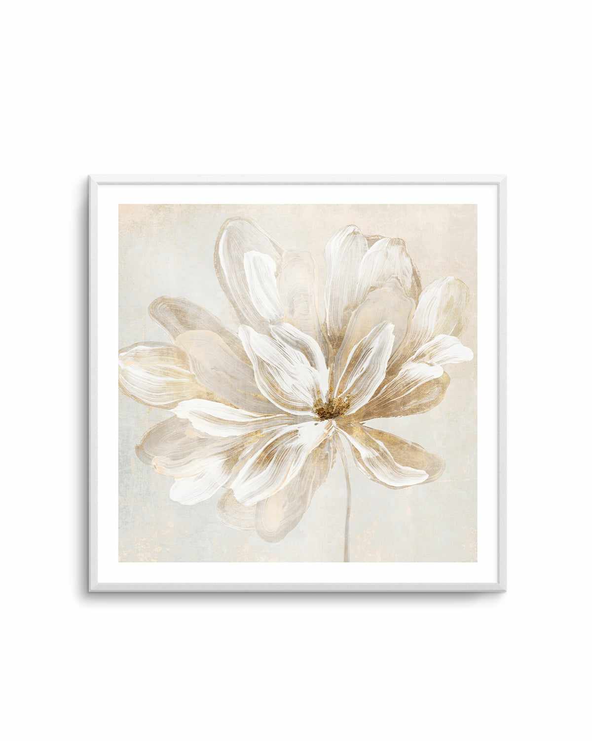 Bloomed in Beige I Art Print