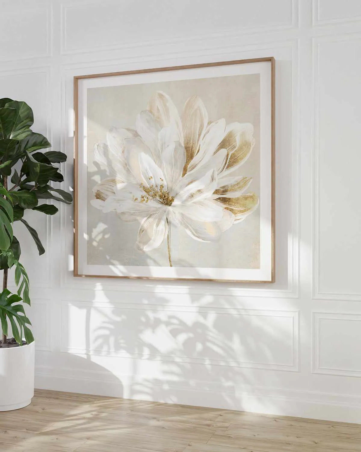 Bloomed in Beige II Art Print from Olive et Oriel where you can shop wallpaper and artworks online