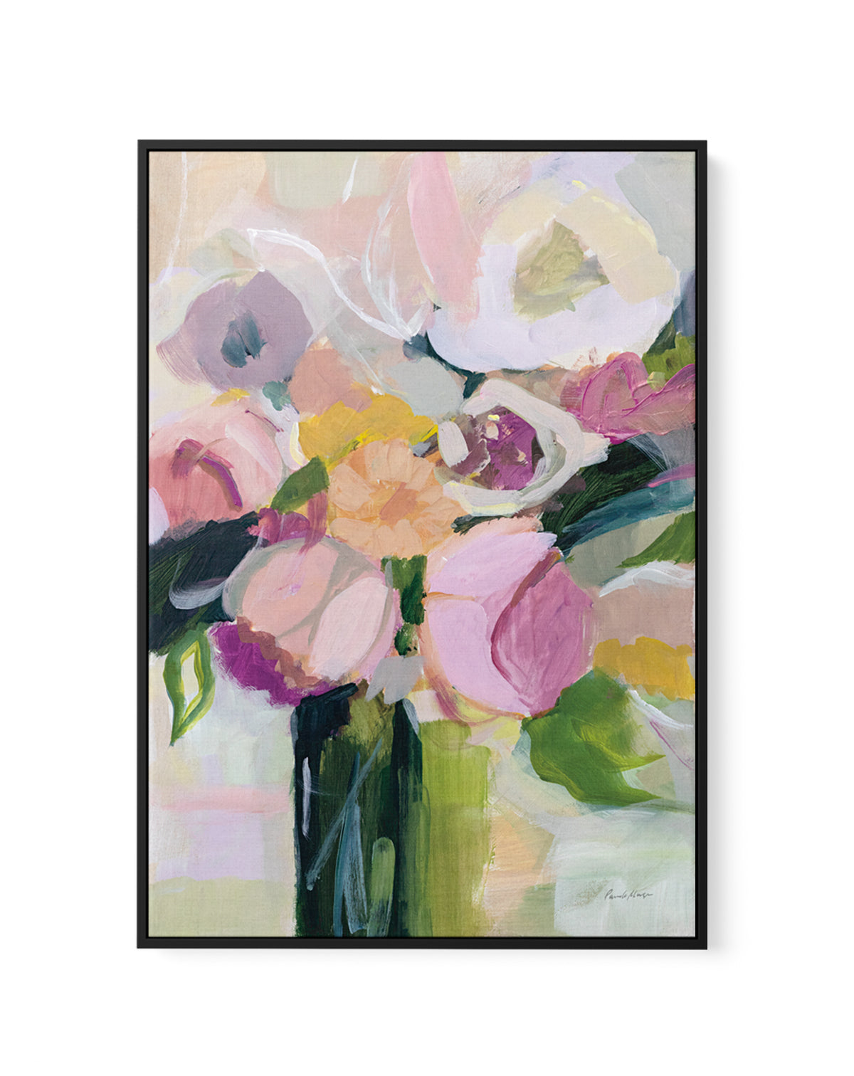 Blooming | Framed Canvas Art Print