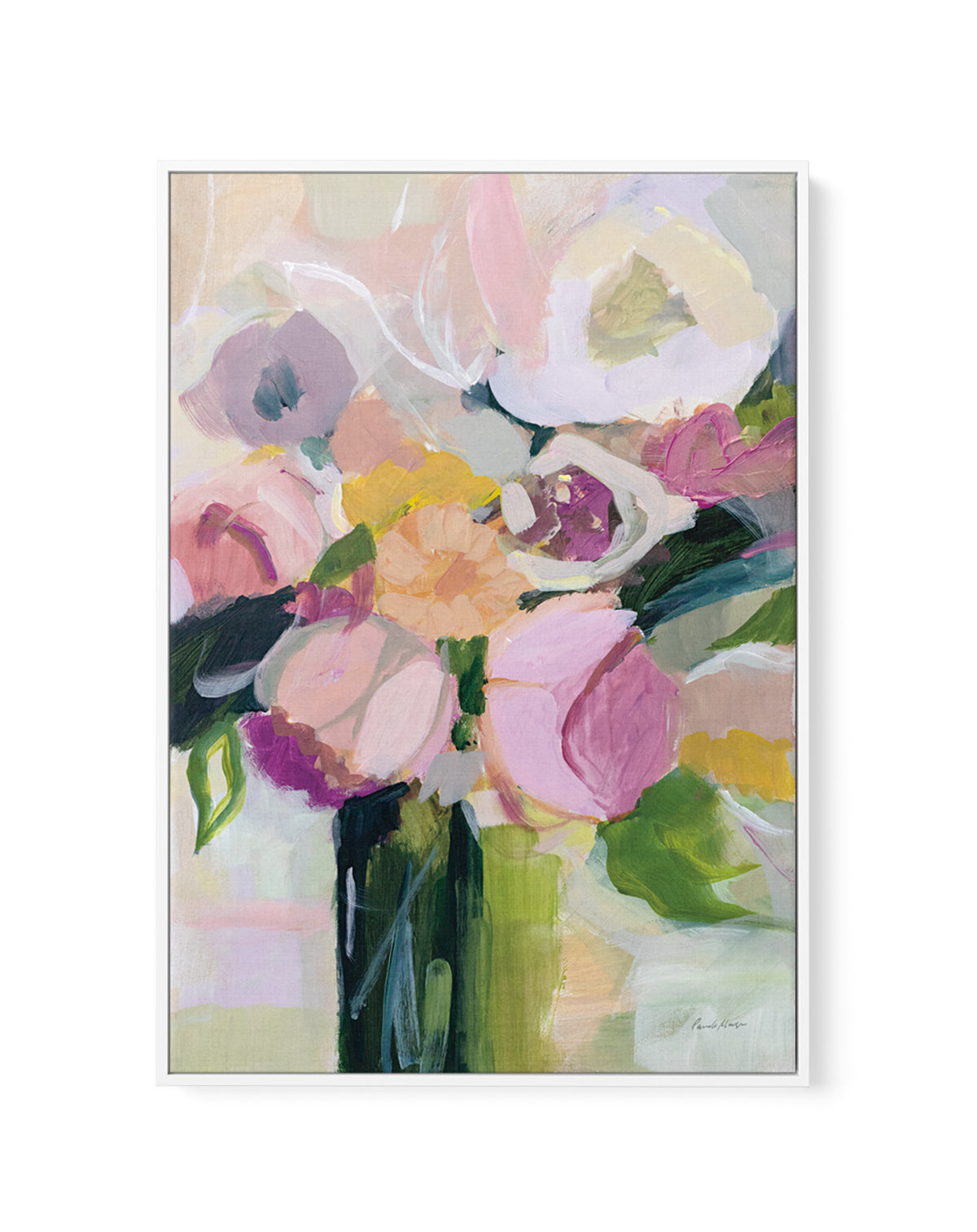 Blooming | Framed Canvas Art Print