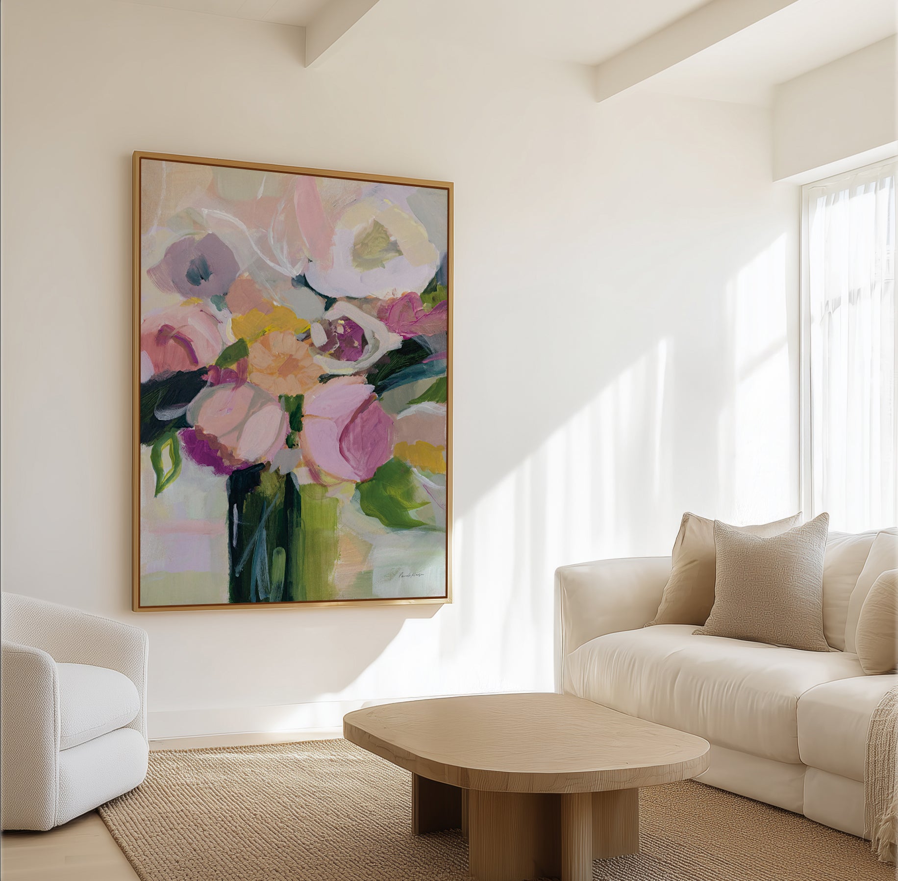 Blooming | Framed Canvas Art Print