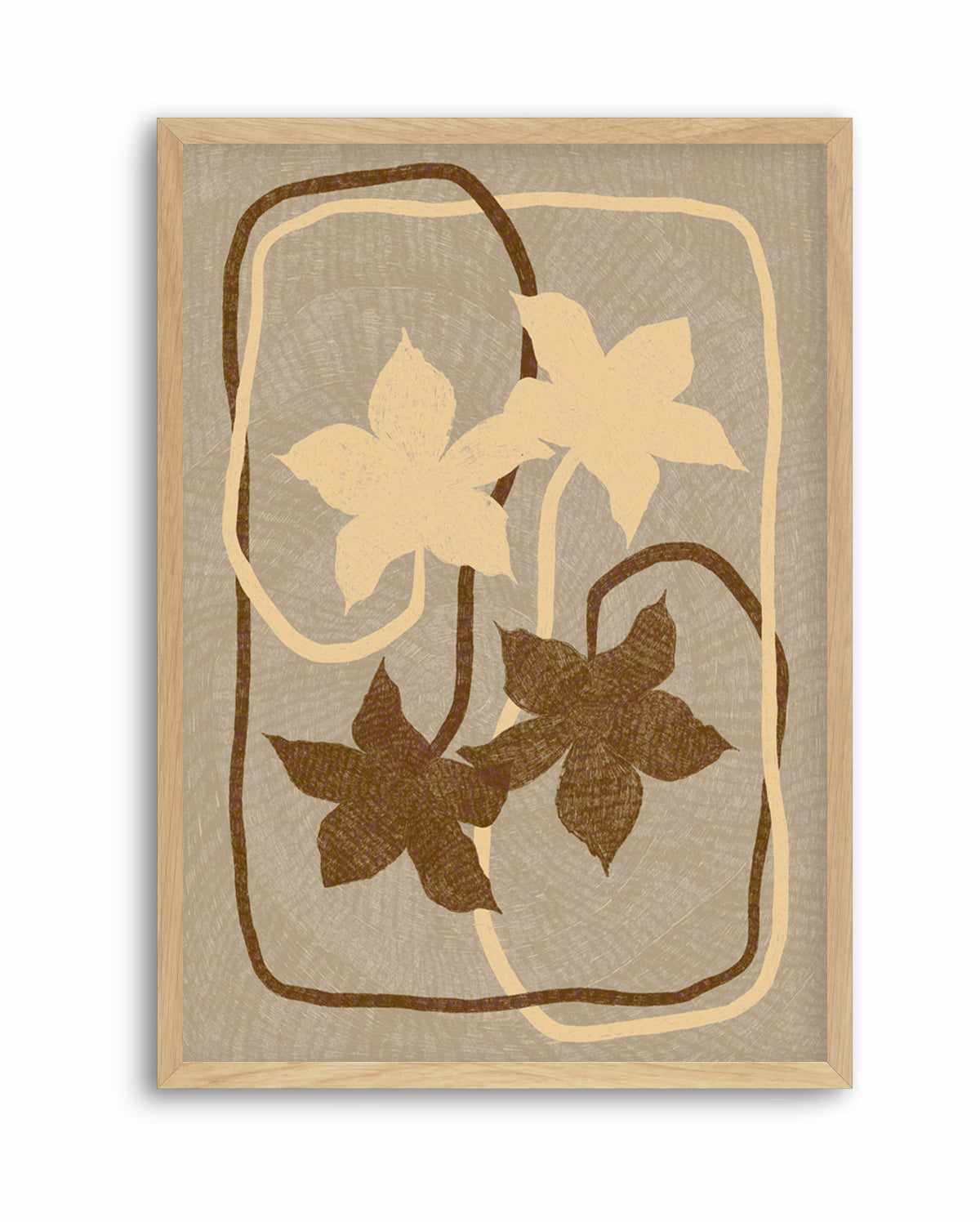 Blooming Together by Shatha Al Dafai | Art Print from Olive et Oriel where you can shop wallpaper and artworks online