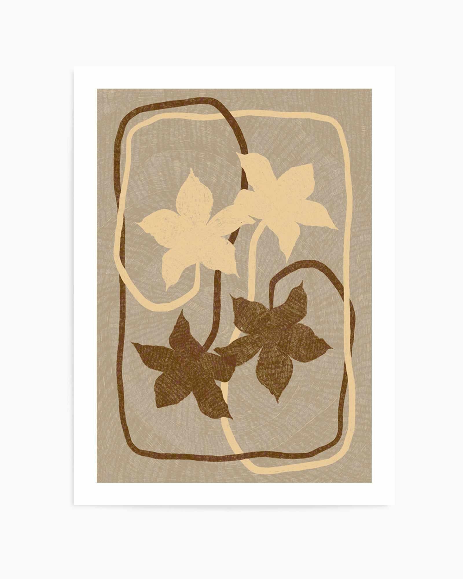 Blooming Together by Shatha Al Dafai | Art Print from Olive et Oriel where you can shop wallpaper and artworks online