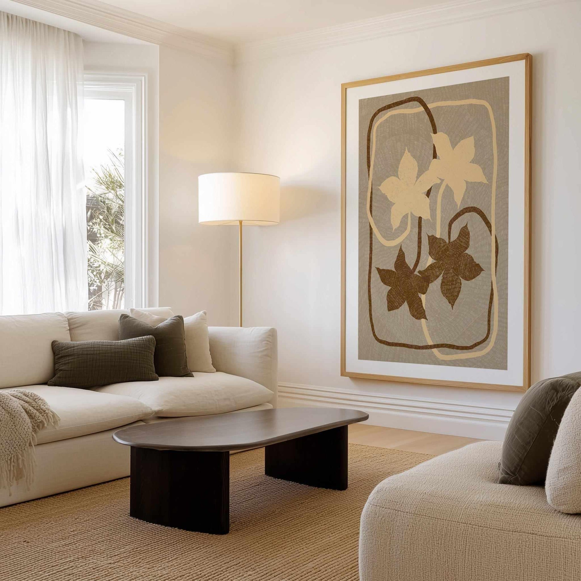 Blooming Together by Shatha Al Dafai | Art Print from Olive et Oriel where you can shop wallpaper and artworks online