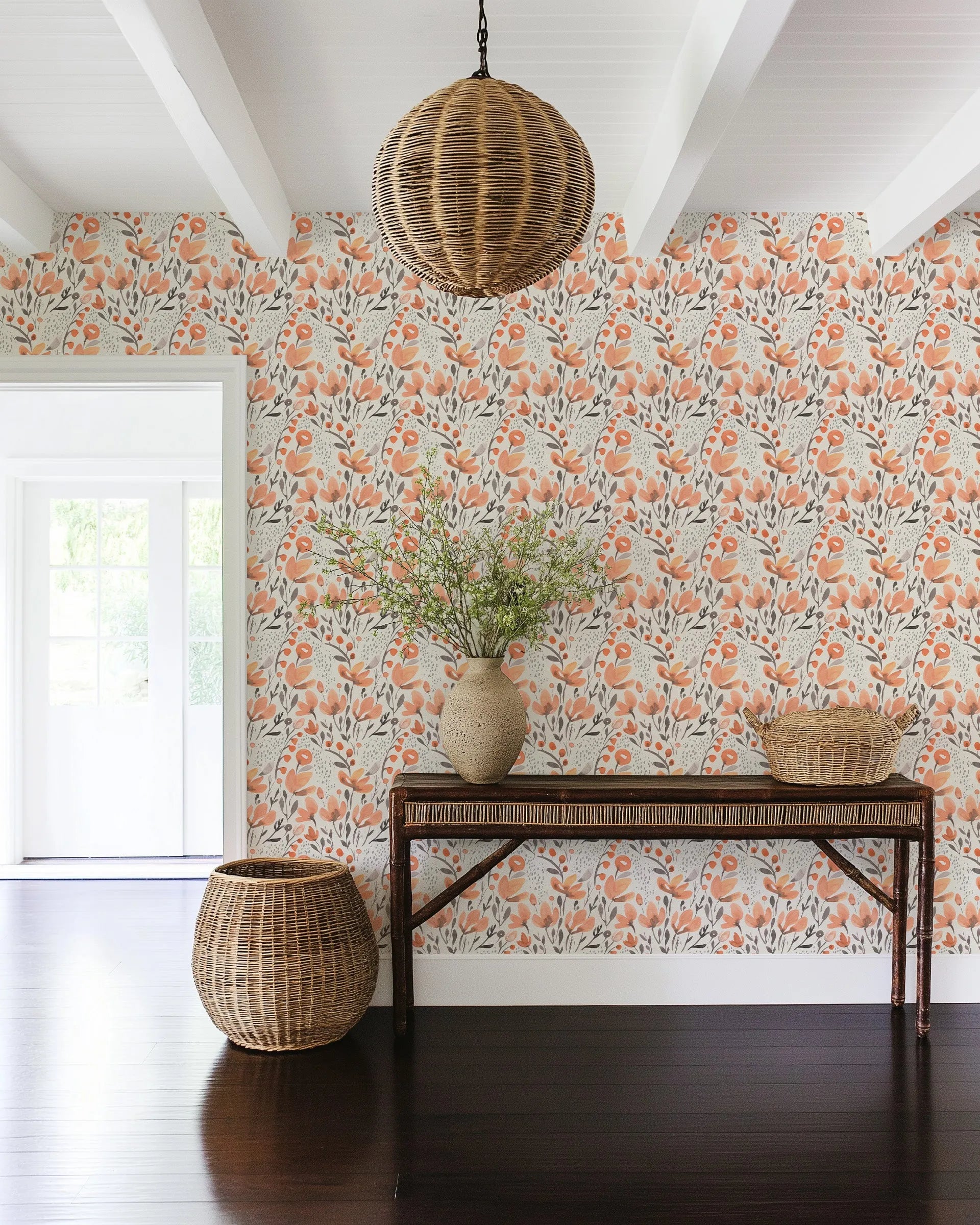 Blooming Bohemian Wallpaper from Olive et Oriel where you can shop wallpaper and artworks online