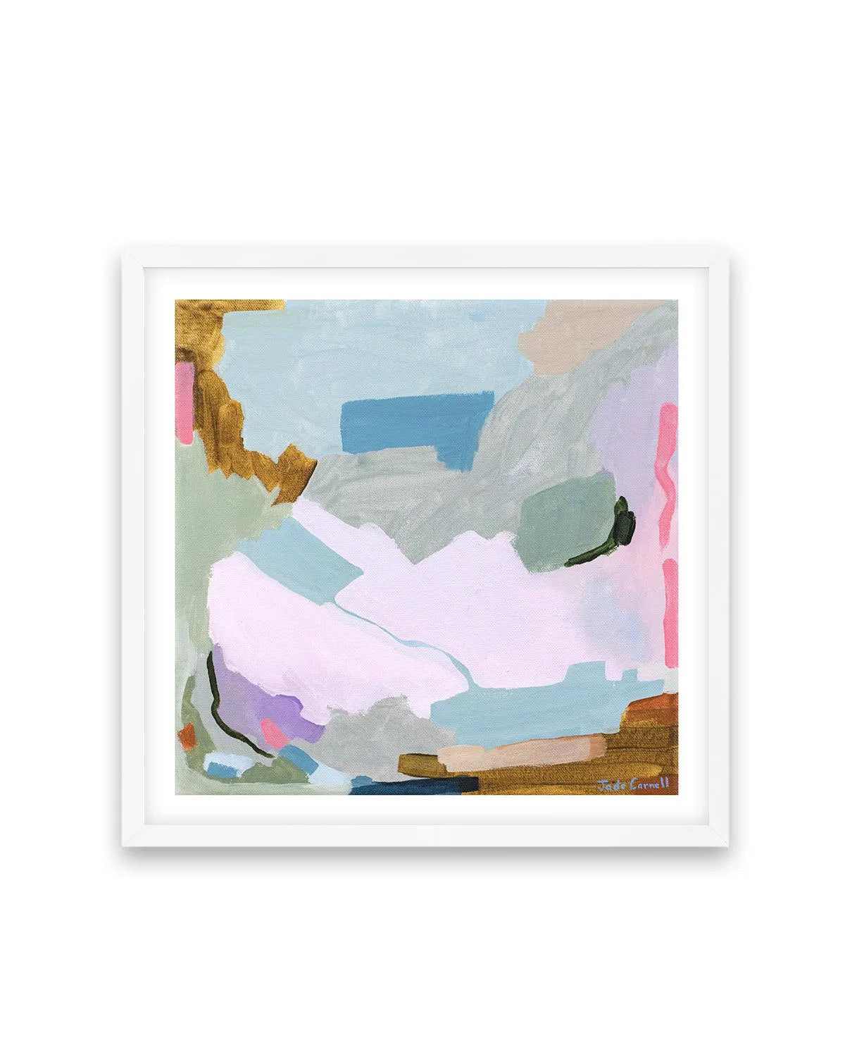 Blossom by Jade Carnell Art Print-PRINT-Olive et Oriel-Jade Carnell-70x70 cm | 27.5" x 27.5"-White-With White Border-Buy-Australian-Art-Prints-Online-with-Olive-et-Oriel-Your-Artwork-Specialists-Austrailia-Decorate-With-Coastal-Photo-Wall-Art-Prints-From-Our-Beach-House-Artwork-Collection-Fine-Poster-and-Framed-Artwork