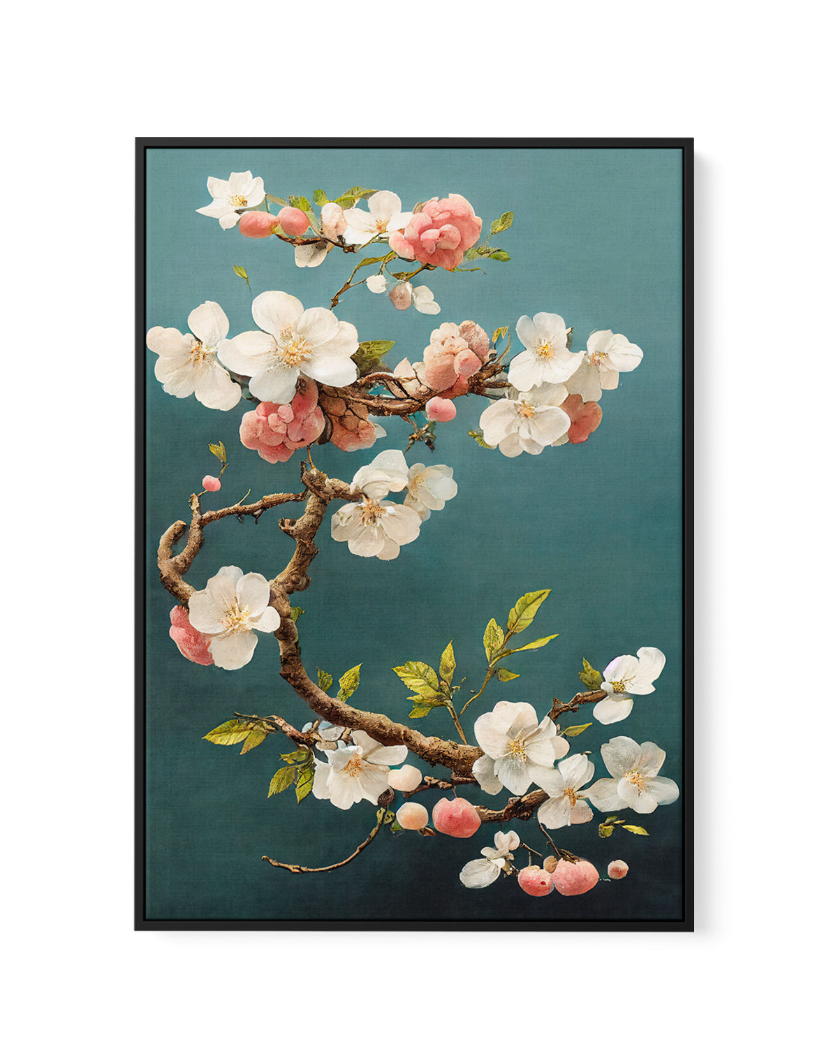 Blossom Symphony by Treechild | Framed Canvas Art Print