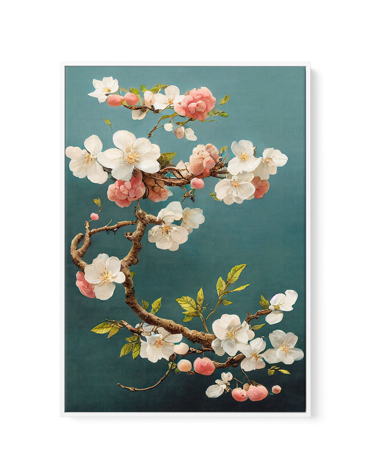 Blossom Symphony by Treechild | Framed Canvas Art Print