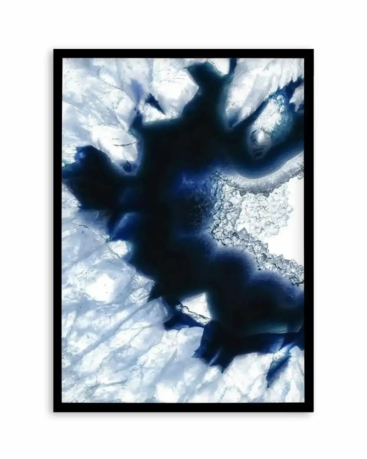 Blue Agate I Art Print from Olive et Oriel where you can shop wallpaper and artworks online