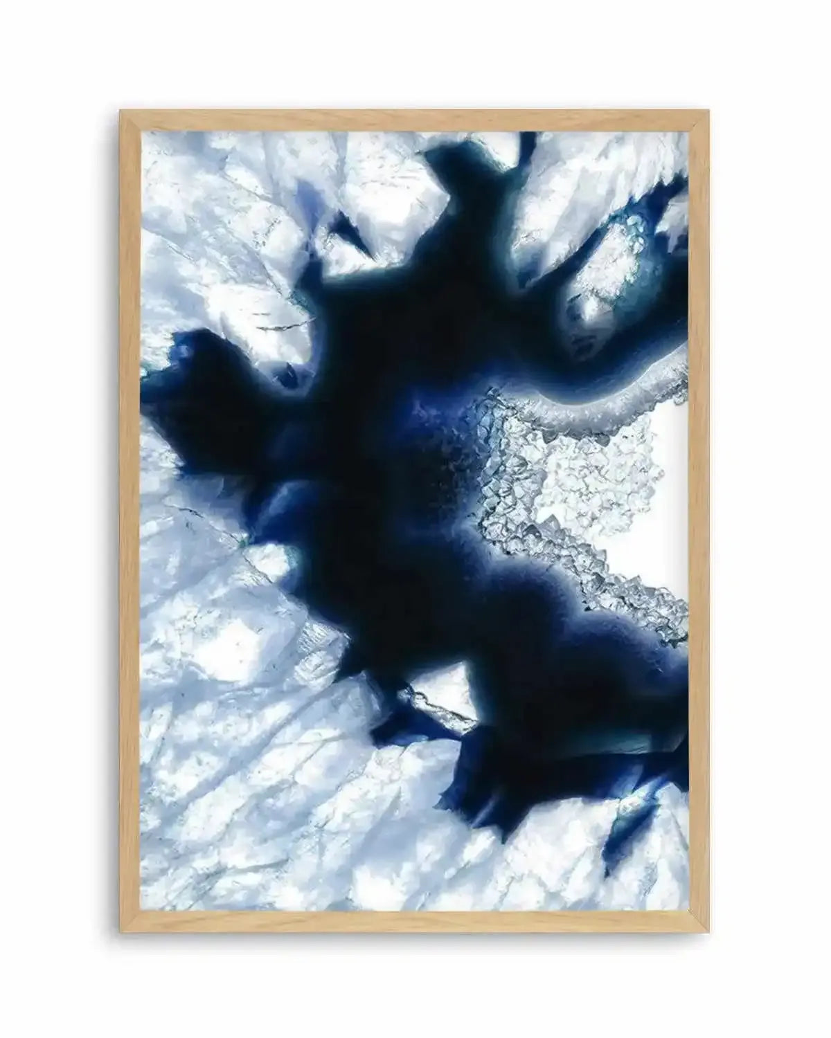 Blue Agate I Art Print from Olive et Oriel where you can shop wallpaper and artworks online