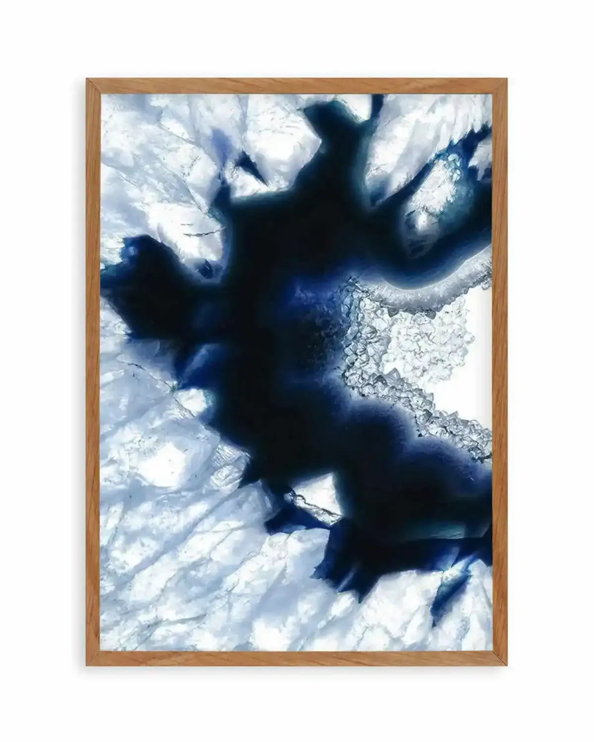 Blue Agate I Art Print from Olive et Oriel where you can shop wallpaper and artworks online
