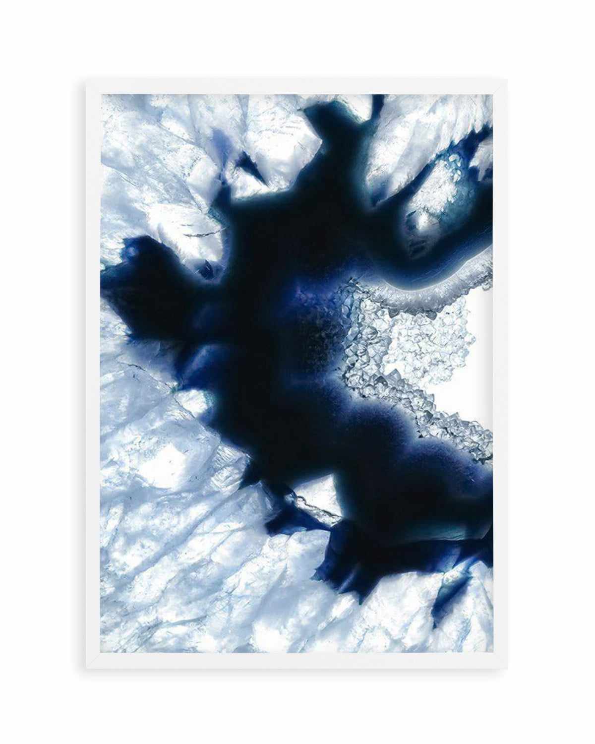 Blue Agate I Art Print