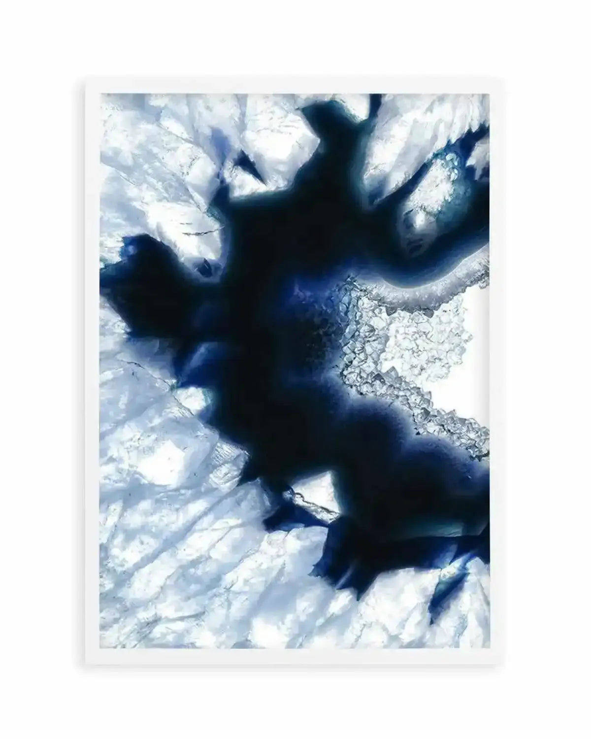Blue Agate I Art Print from Olive et Oriel where you can shop wallpaper and artworks online