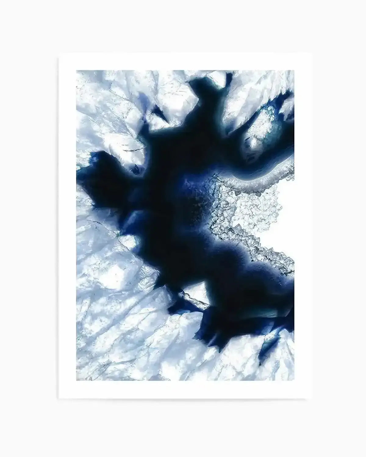 Blue Agate I Art Print from Olive et Oriel where you can shop wallpaper and artworks online
