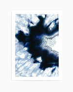 Blue Agate I Art Print