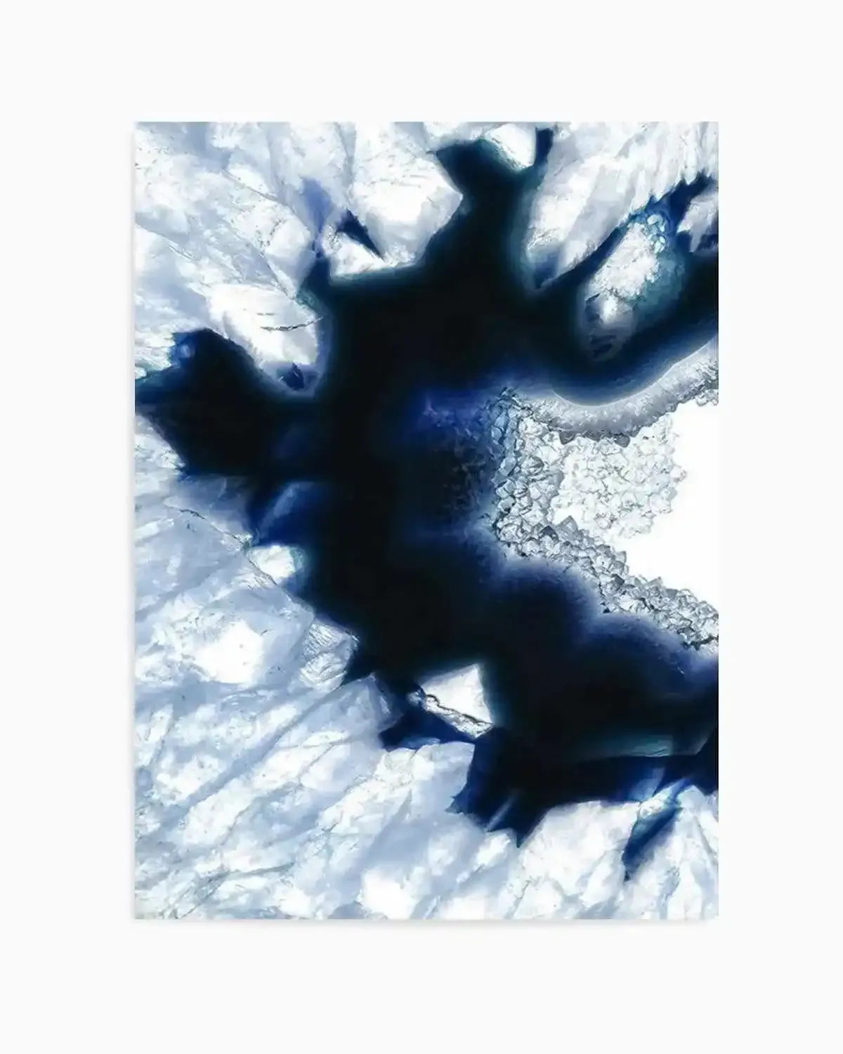 Blue Agate I Art Print from Olive et Oriel where you can shop wallpaper and artworks online