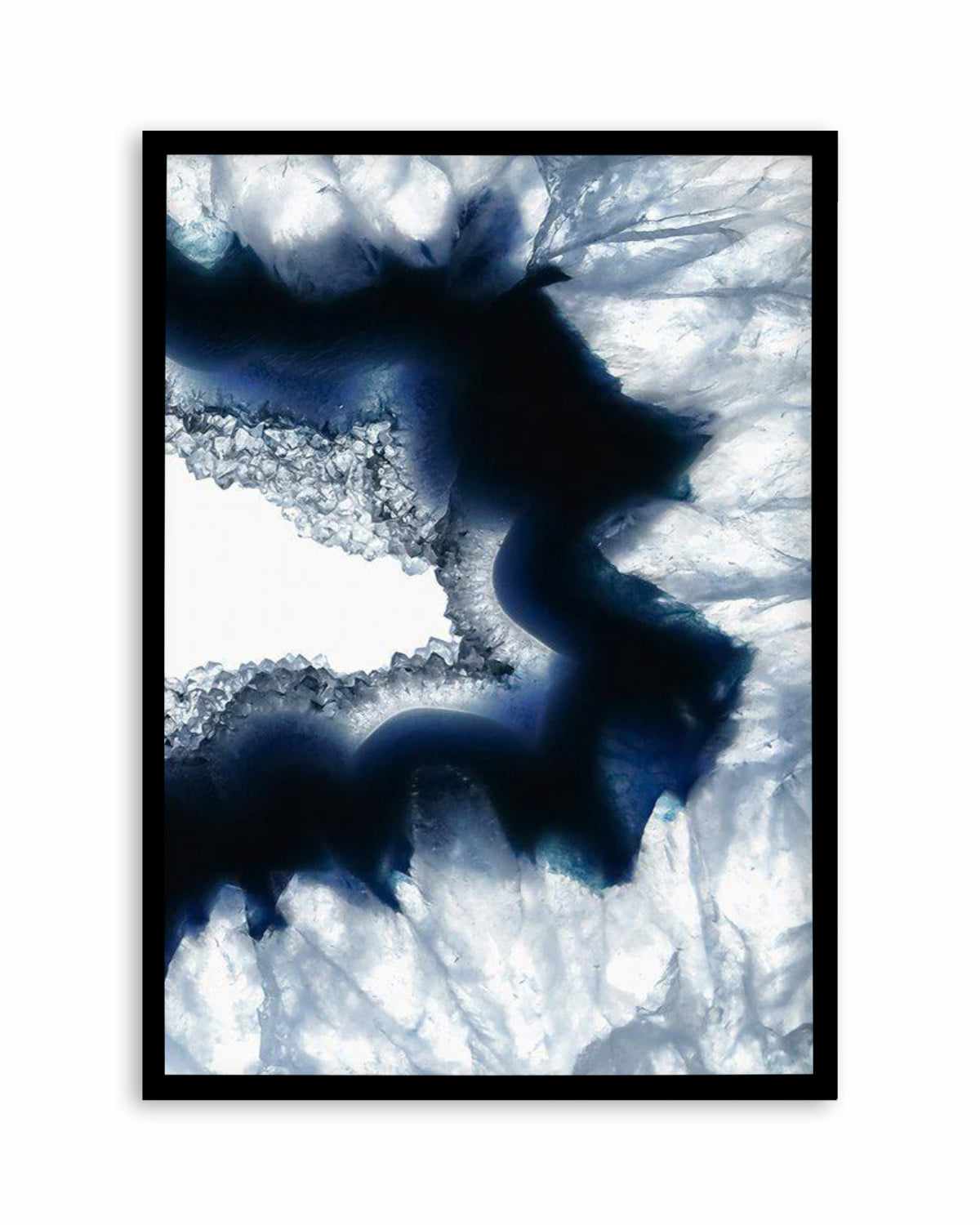 Blue Agate II Art Print