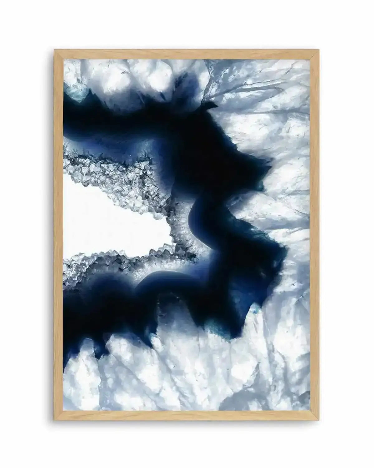 Blue Agate II Art Print from Olive et Oriel where you can shop wallpaper and artworks online