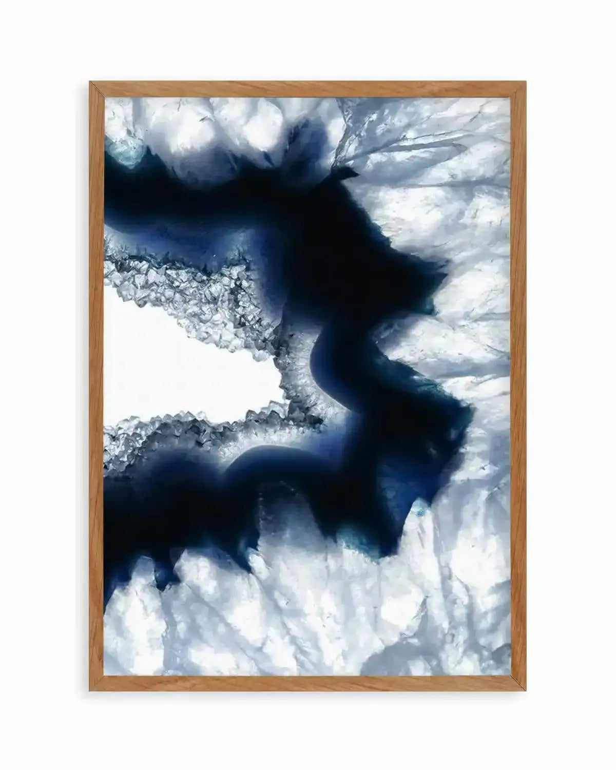 Blue Agate II Art Print from Olive et Oriel where you can shop wallpaper and artworks online