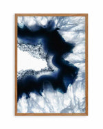 Blue Agate II Art Print