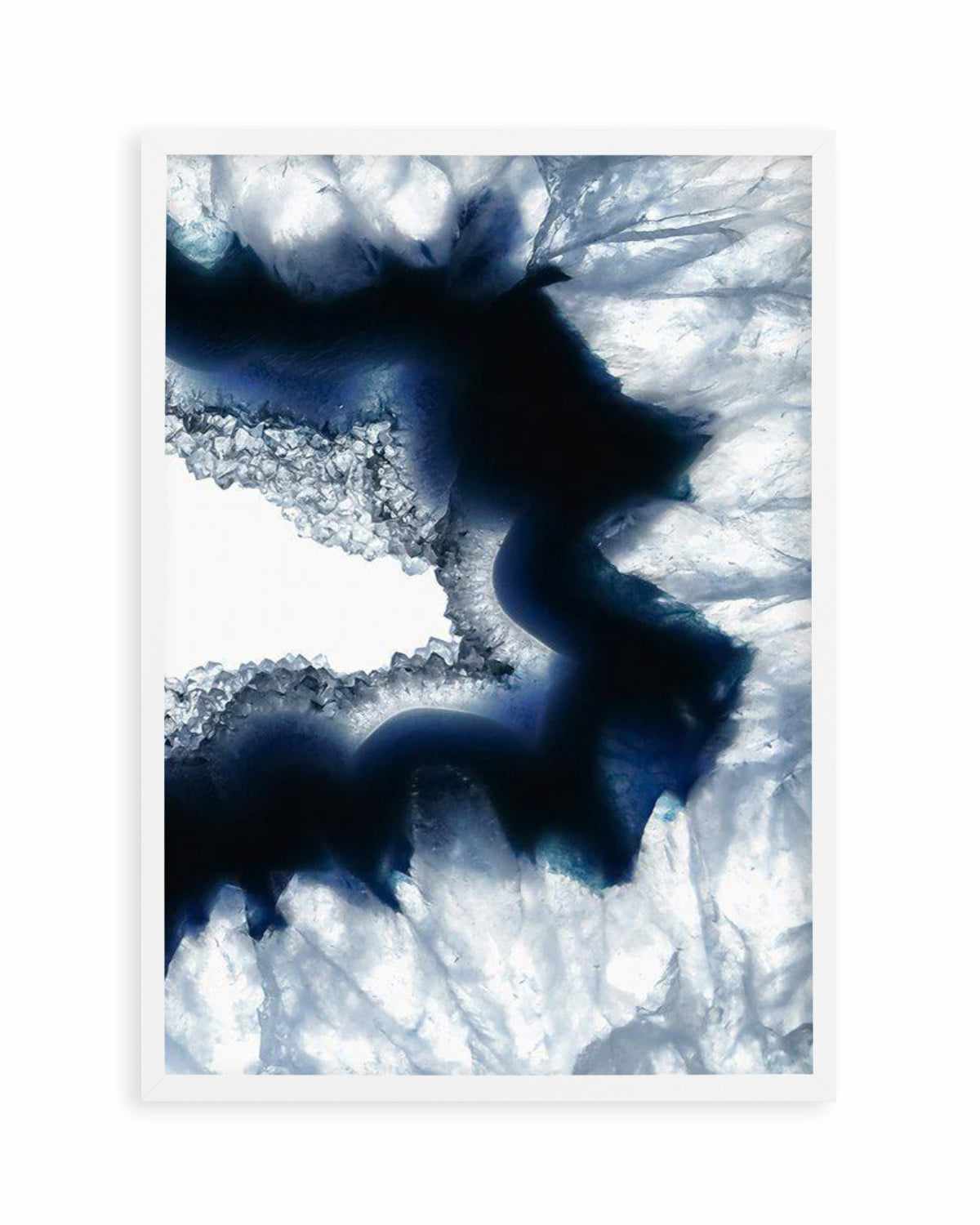 Blue Agate II Art Print