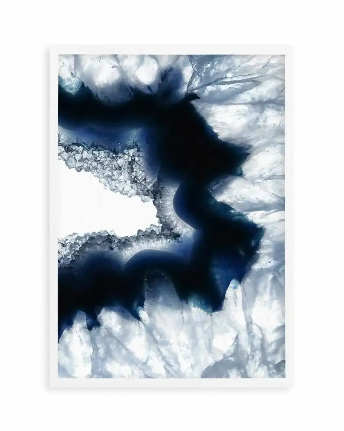 Blue Agate II Art Print from Olive et Oriel where you can shop wallpaper and artworks online