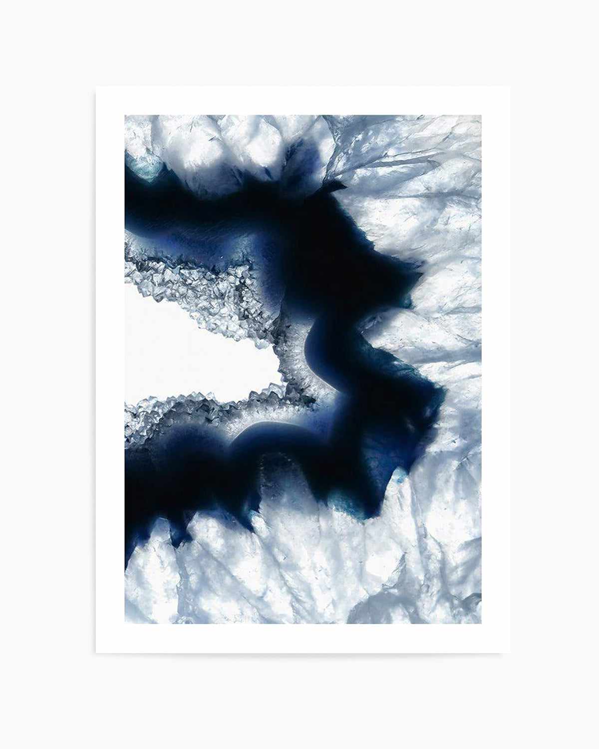 Blue Agate II Art Print