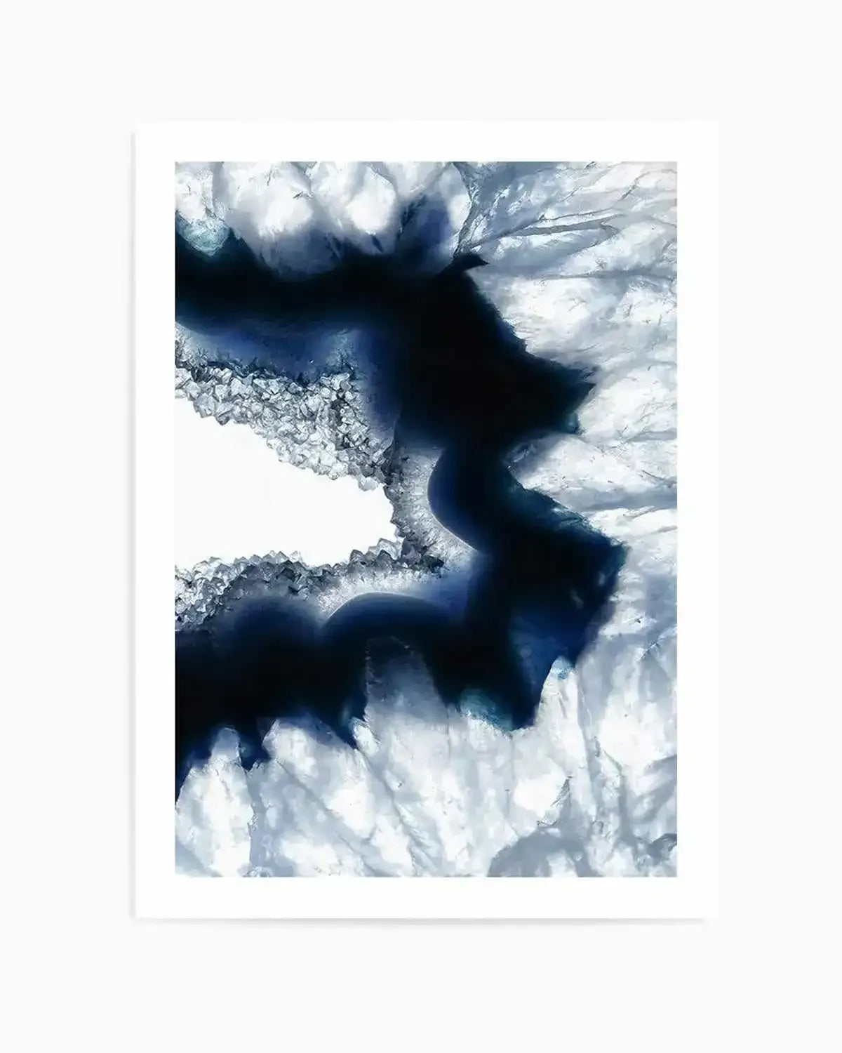 Blue Agate II Art Print from Olive et Oriel where you can shop wallpaper and artworks online