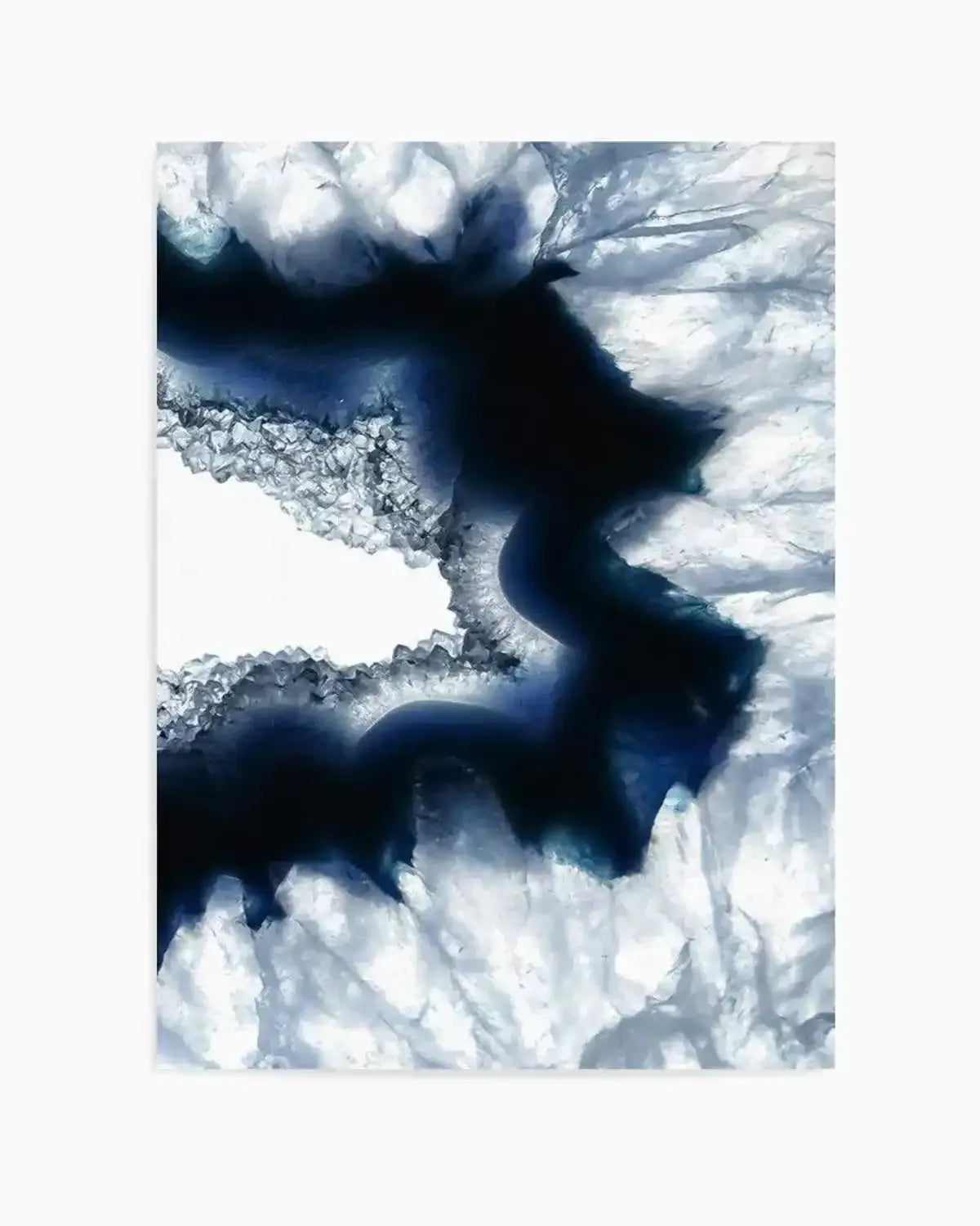 Blue Agate II Art Print from Olive et Oriel where you can shop wallpaper and artworks online
