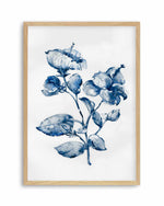 Blue Blooming Art Print