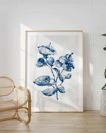 Blue Blooming Art Print