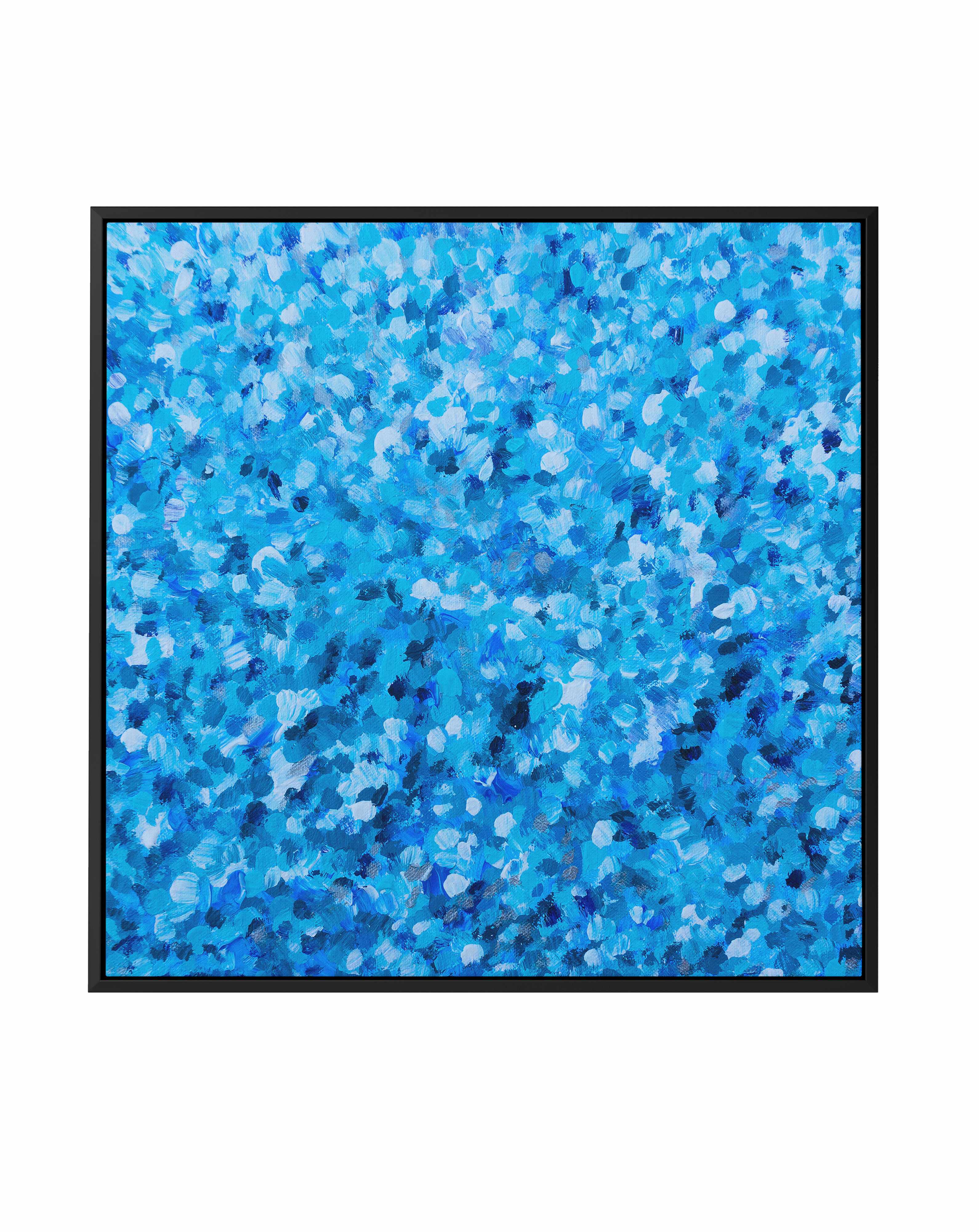 Blue by Katherine Spiller | Framed Canvas Art Print