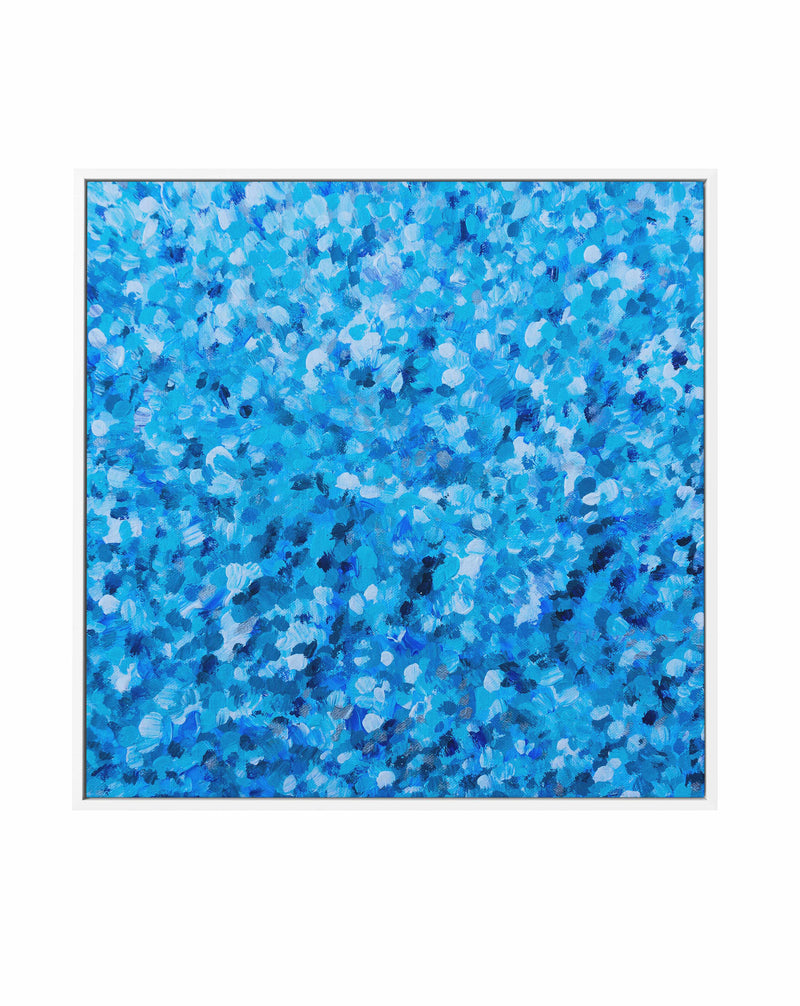 Blue by Katherine Spiller | Framed Canvas Art Print from Olive et Oriel where you can shop wallpaper and artworks online