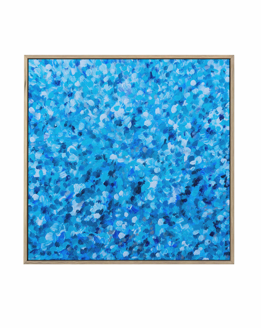 Blue by Katherine Spiller | Framed Canvas Art Print from Olive et Oriel where you can shop wallpaper and artworks online