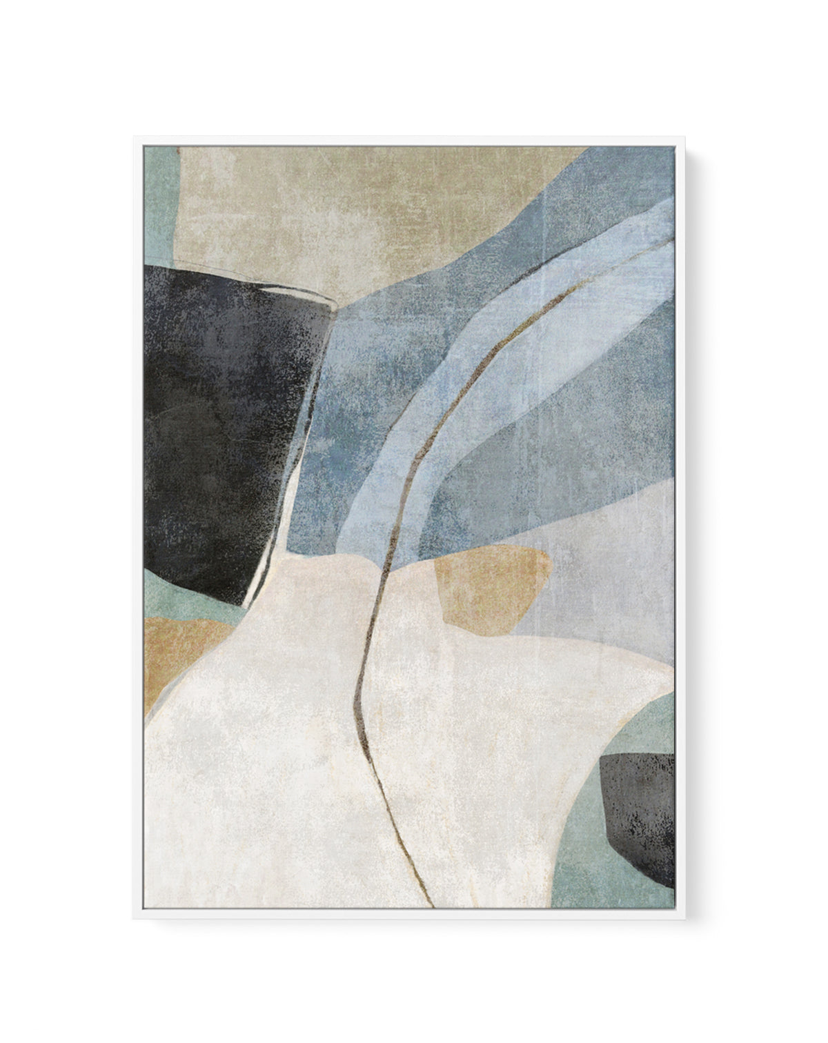 Blue Canyon 2 by Suzanne Nicoll | Framed Canvas Art Print