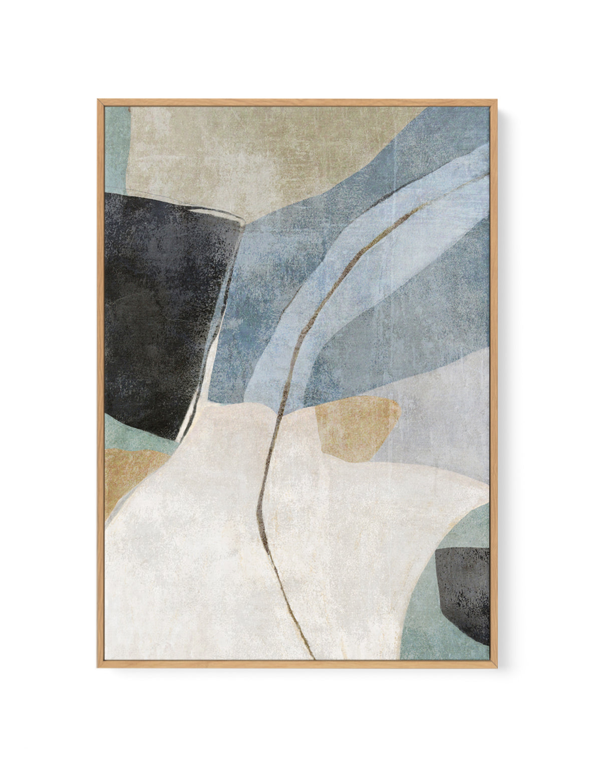 Blue Canyon 2 by Suzanne Nicoll | Framed Canvas Art Print