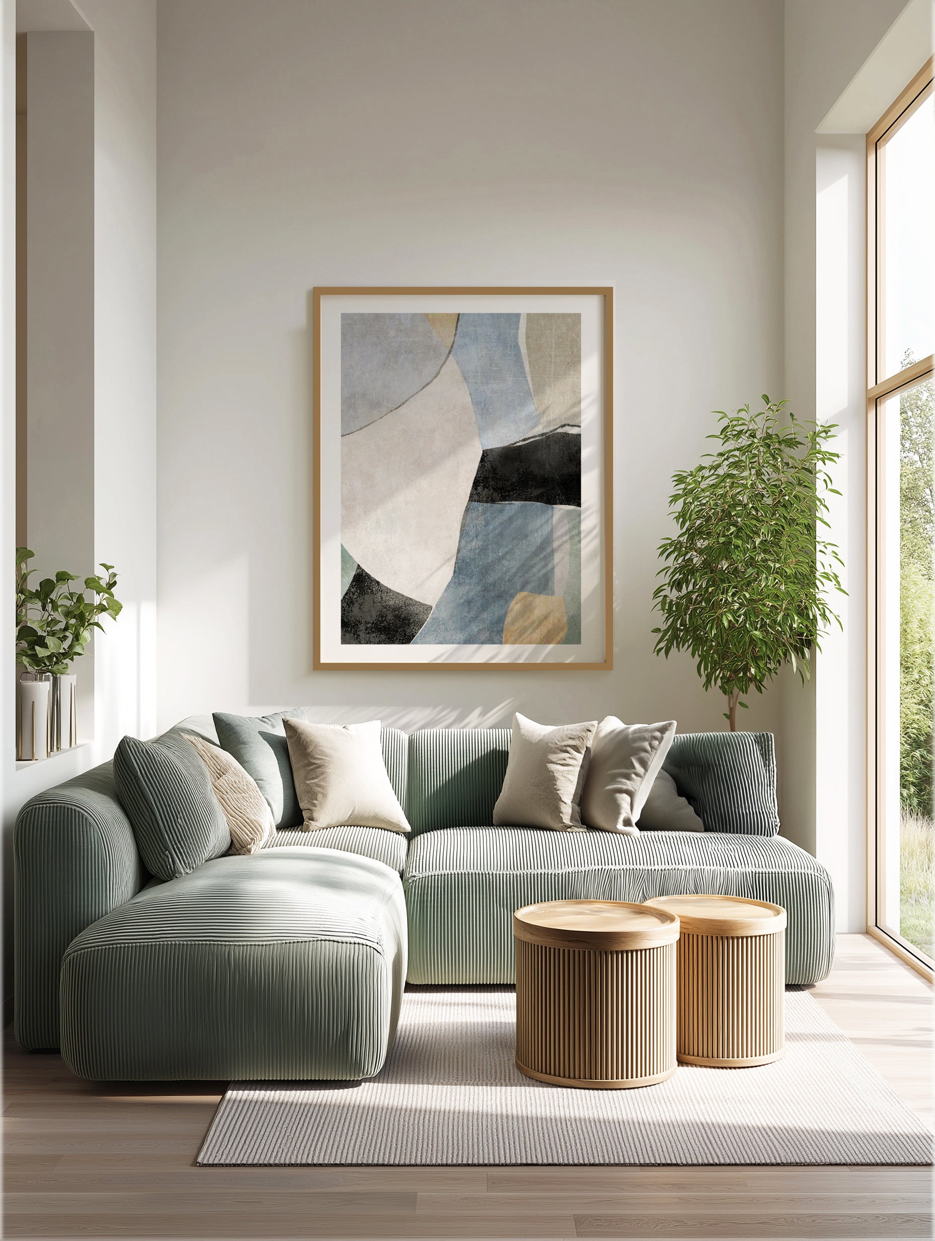 Blue Canyon 3 by Suzanne Nicoll | Art Print