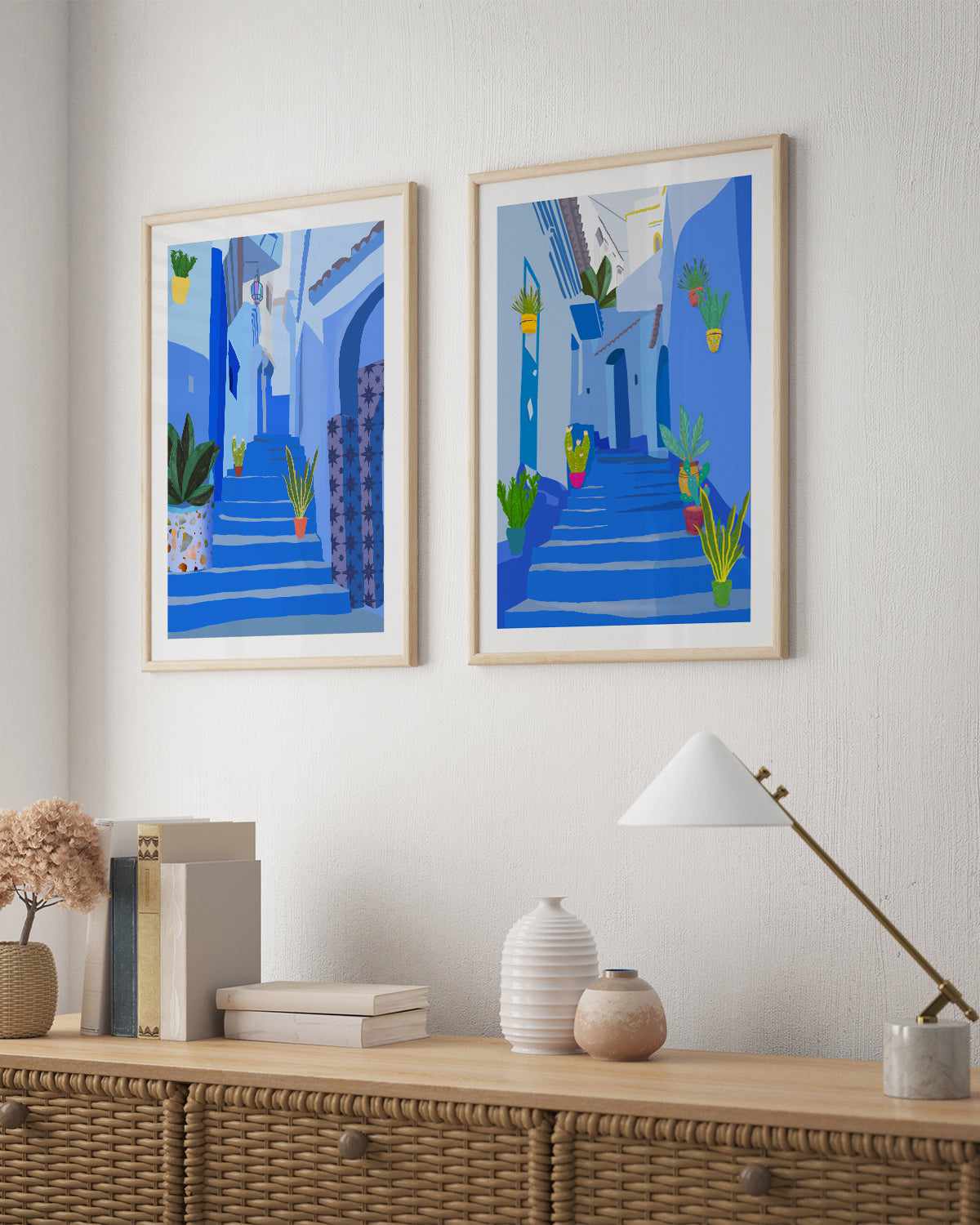 Blue City by Petra Lizde Art Print