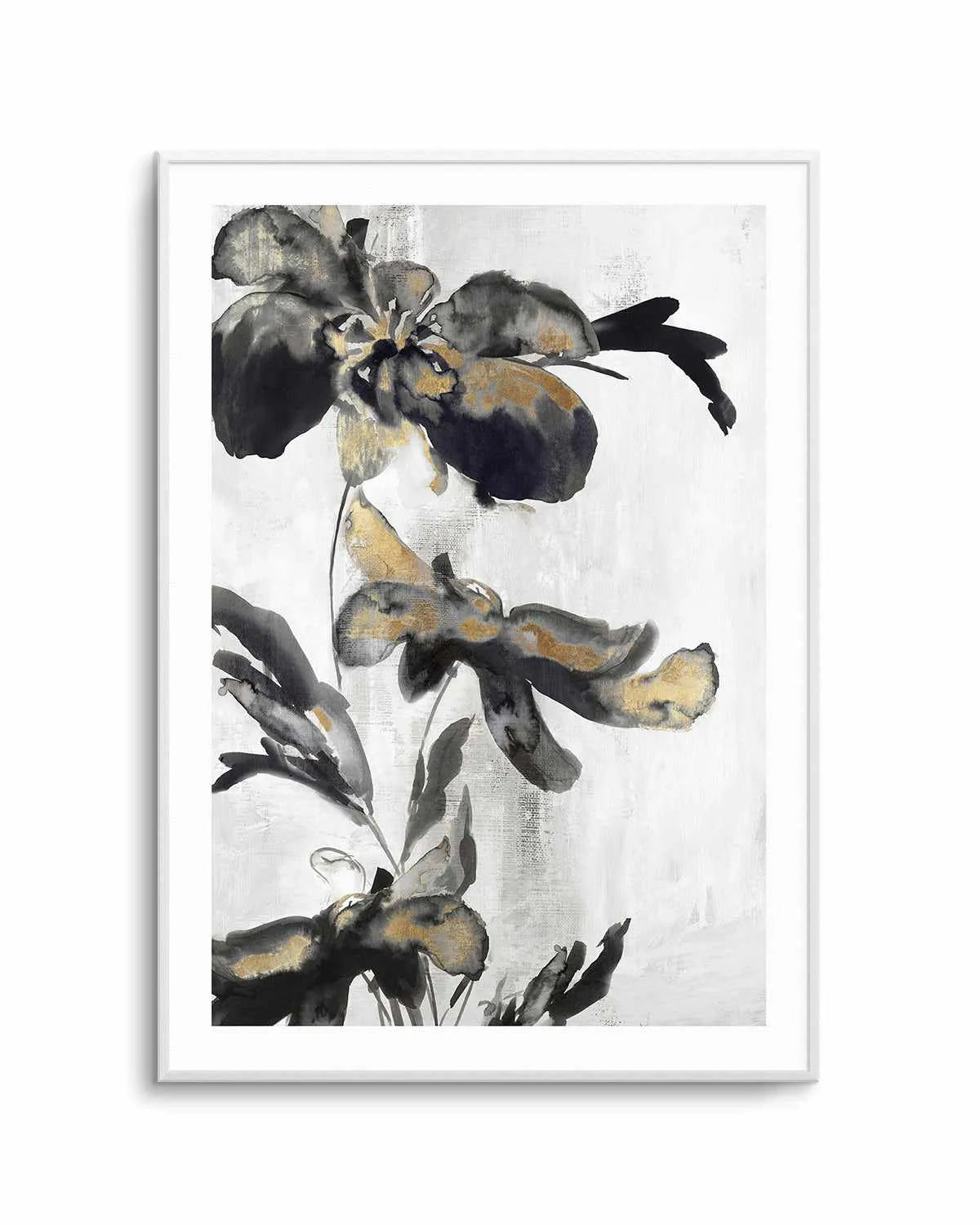 Blue Daphne II Gold Art Print from Olive et Oriel where you can shop wallpaper and artworks online
