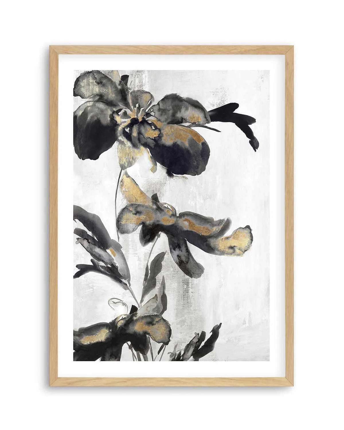 Blue Daphne II Gold Art Print from Olive et Oriel where you can shop wallpaper and artworks online
