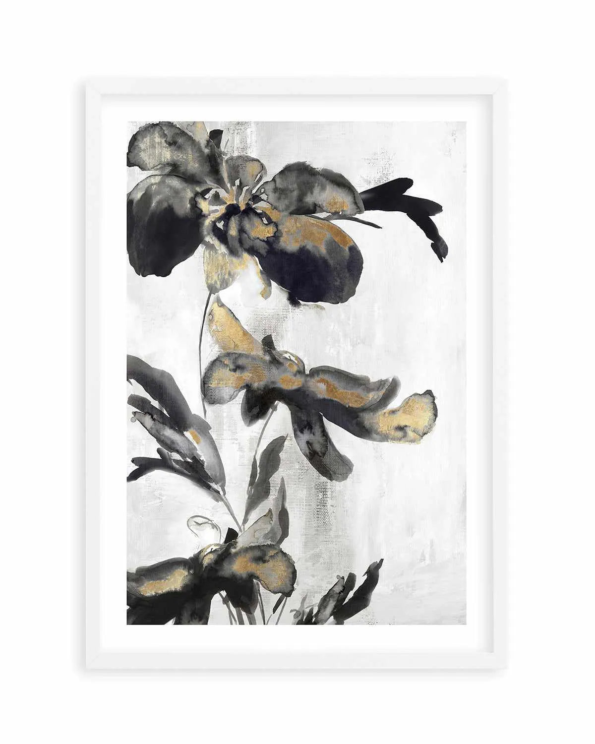 Blue Daphne II Gold Art Print from Olive et Oriel where you can shop wallpaper and artworks online