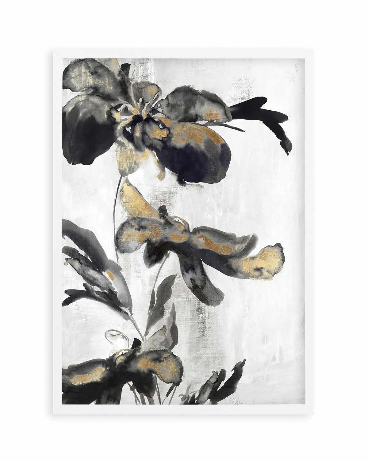 Blue Daphne II Gold Art Print from Olive et Oriel where you can shop wallpaper and artworks online