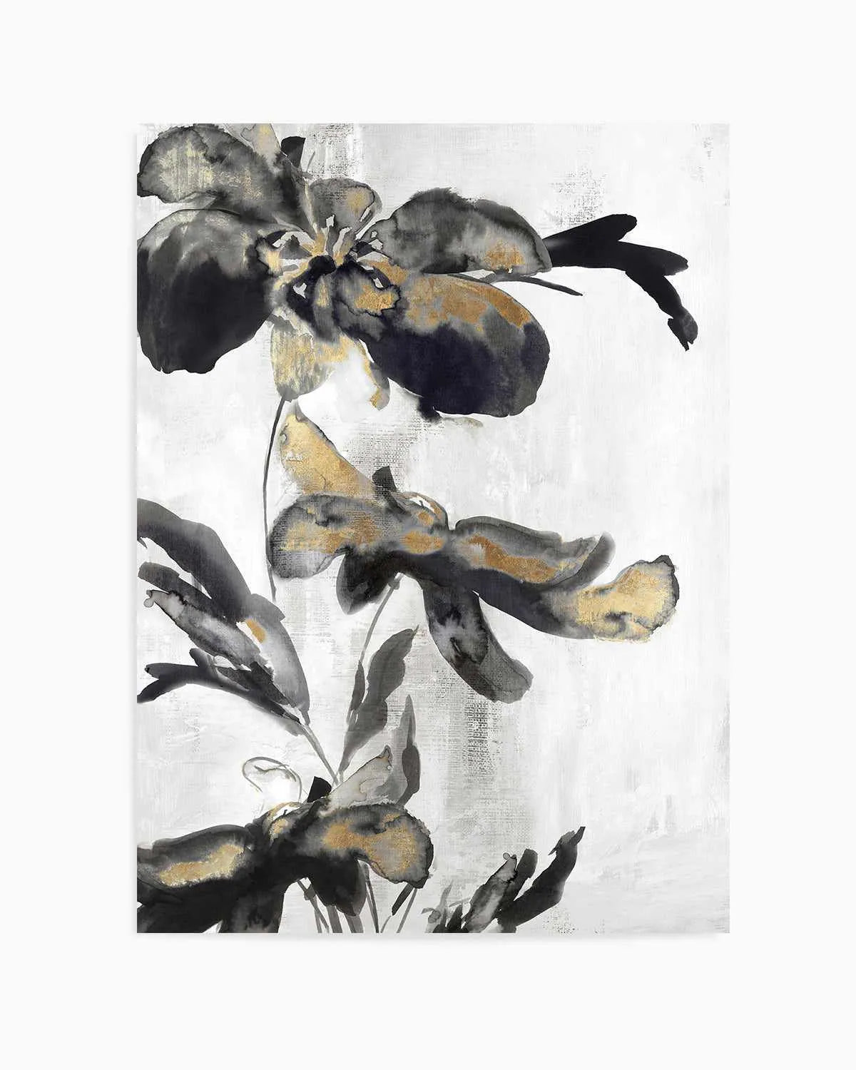 Blue Daphne II Gold Art Print from Olive et Oriel where you can shop wallpaper and artworks online