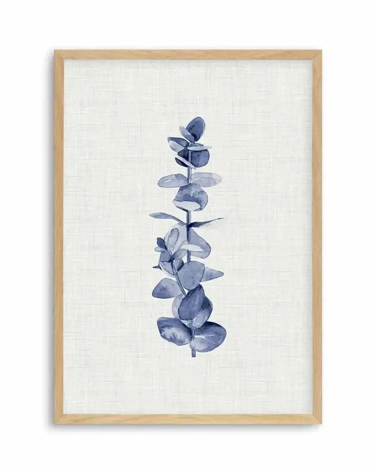 Blue Eucalyptus Art Print from Olive et Oriel where you can shop wallpaper and artworks online
