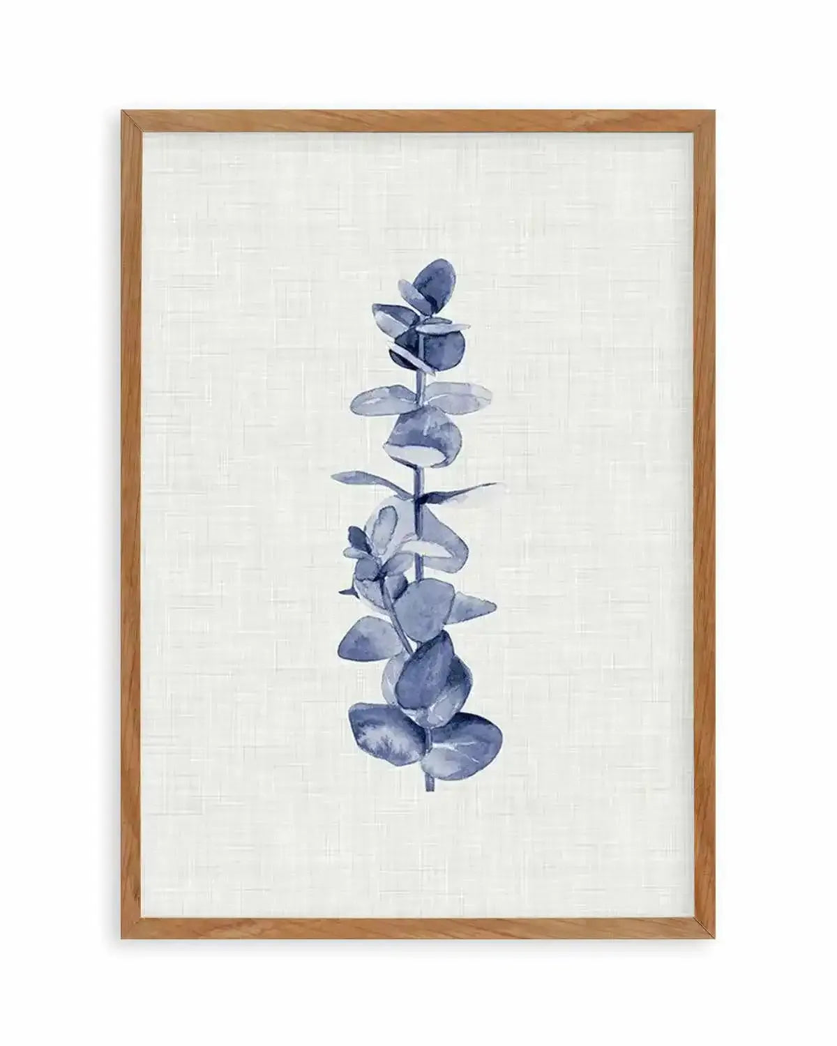 Blue Eucalyptus Art Print from Olive et Oriel where you can shop wallpaper and artworks online